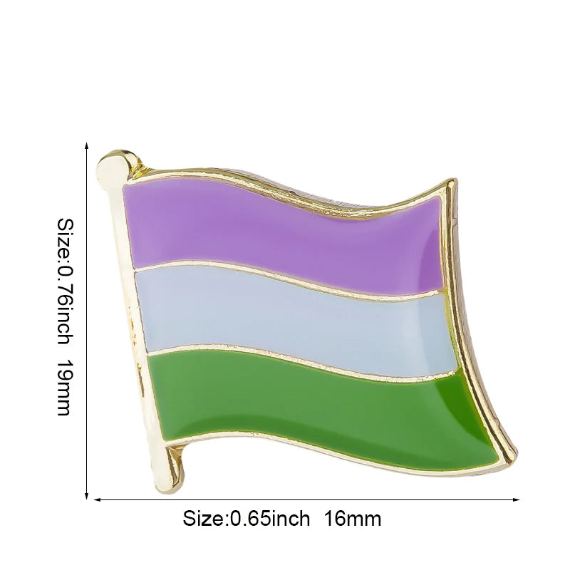 🌈 Variados Pins de Lapela Orgulho LGBTQIAP+