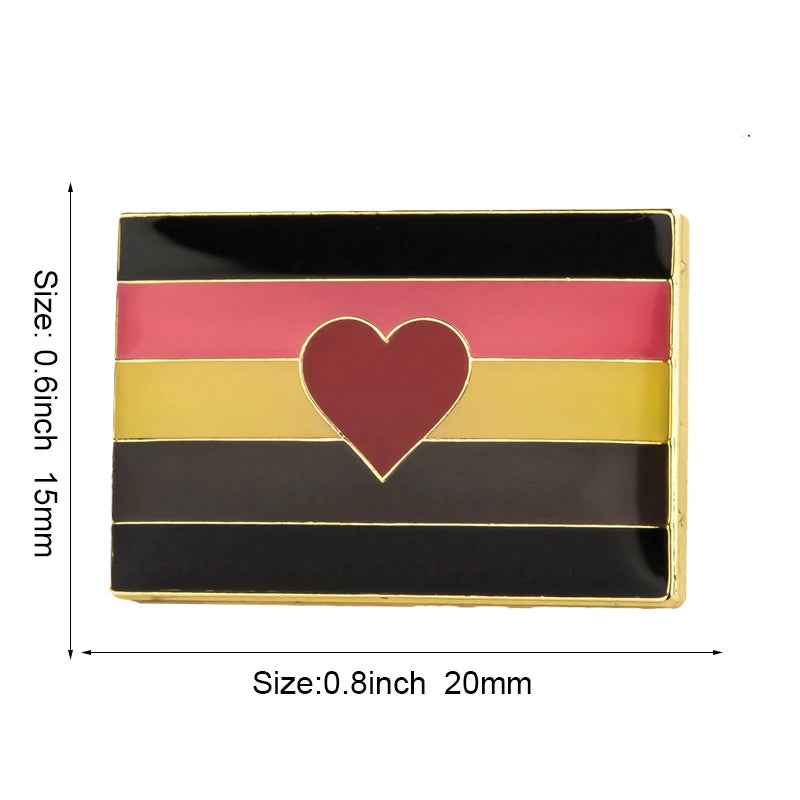 🌈 Variados Pins de Lapela Orgulho LGBTQIAP+