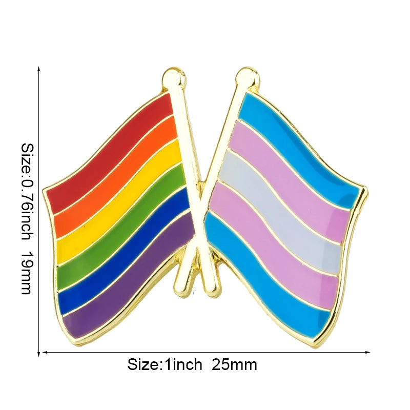 🌈 Variados Pins de Lapela Orgulho LGBTQIAP+