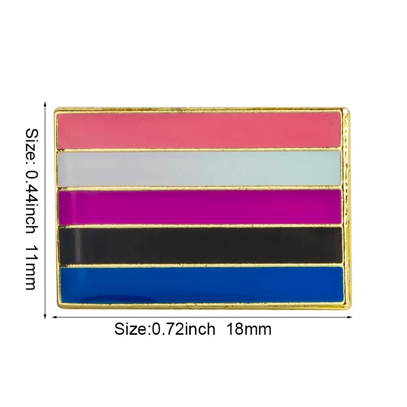 🌈 Variados Pins de Lapela Orgulho LGBTQIAP+