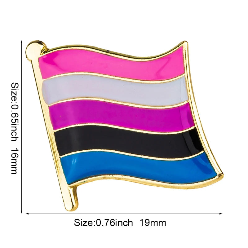 🌈 Variados Pins de Lapela Orgulho LGBTQIAP+