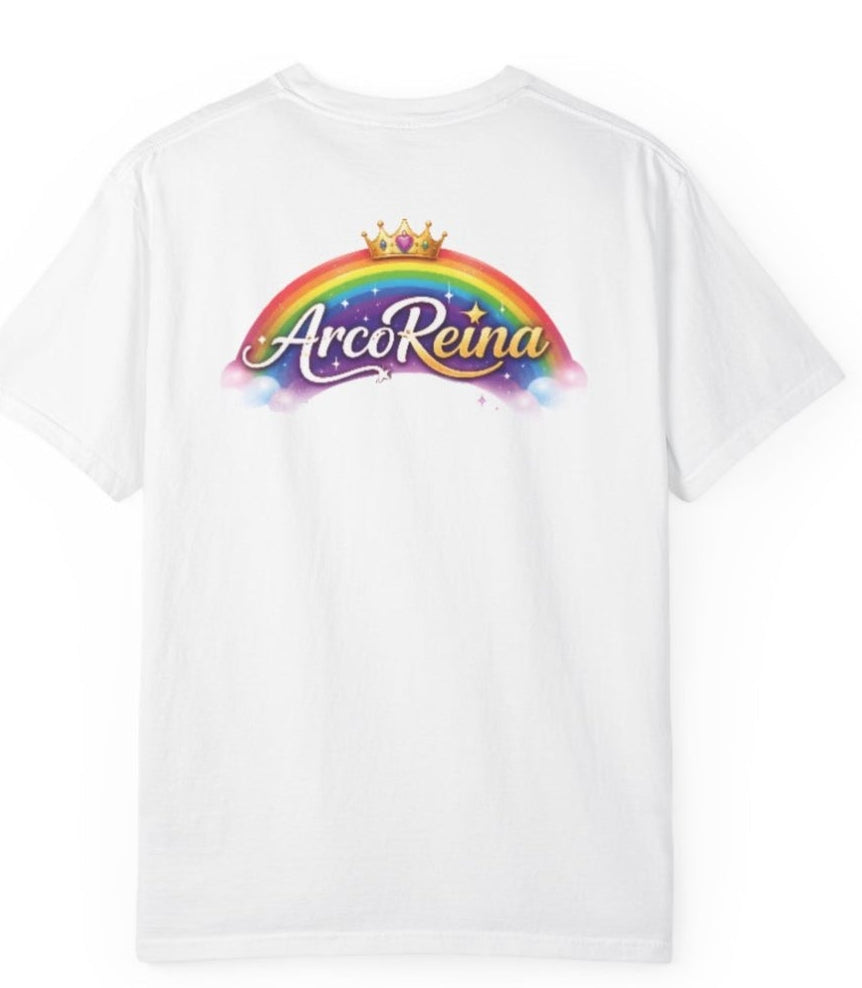 👑🌈 Camiseta ArcoReina – Infinito em Conexão