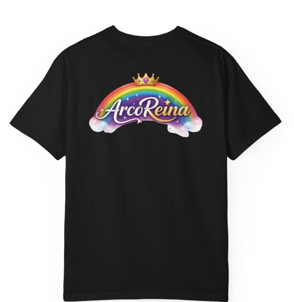 👑🌈 Camiseta ArcoReina – Infinito em Conexão