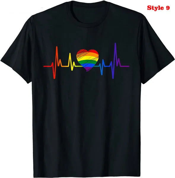 🌈 Camiseta LGBTQIAP+ Arco-Íris – Orgulho, Diversidade e Amor Livre