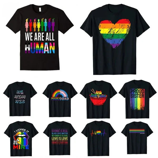 🌈 Camiseta LGBTQIAP+ Arco-Íris – Orgulho, Diversidade e Amor Livre