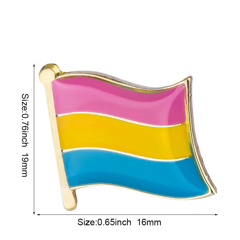 🌈 Variados Pins de Lapela Orgulho LGBTQIAP+